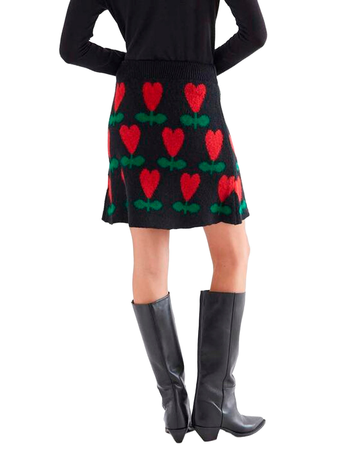 COMPAÑÍA FANTASTICA FALDA CORTA CON ESTAMPADO CICL