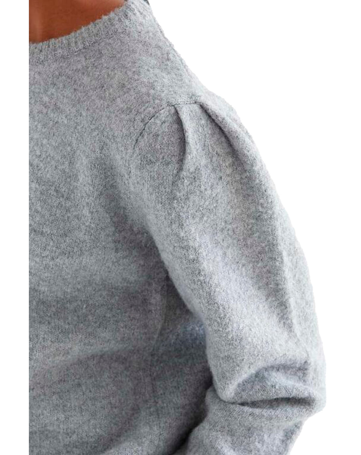 COMPAÑÍA FANTASTICA JERSEY BÁSICO DE PUNTO GRIS CL