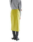 COMPAÑÍA FANTASTICA FALDA MIDI ANTE VERDE MANZANA