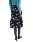 COMPAÑÍA FANTASTICA FALDA MIDI CON ESTAMPADO HORSE