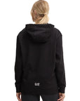 EMPORIO ARMANI EA7 SUDADERA CON CAPUCHA NEGRO