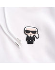 KARL LAGERFELD SWEAT HOODY WHITE