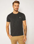 POLO RALPH LAUREN SHORT SLEEVE T-SHIRT BLACK MARL