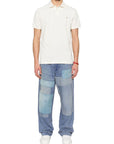 RALPH LAUREN BASIC MESH-SSL-KNT CREMA