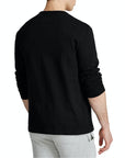 POLO RALPH LAUREN LSCNCLSM SLEEVE T-SHIRT BLACK