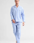 POLO RALPH LAUREN PJ SET SLEEP LIGHT BLUE