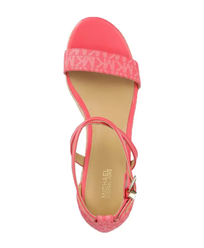 MICHAEL KORS SERENA WEDGE ESPADRILLE GERANIUM