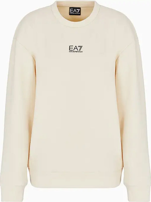 EA7 TRAIN LOGO SERIES W T-TOP CN E ALMOND MILK