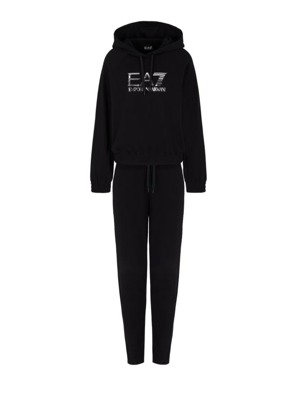 EA7 TRAIN TRACKSUIT W HO RN CH STR BLACK