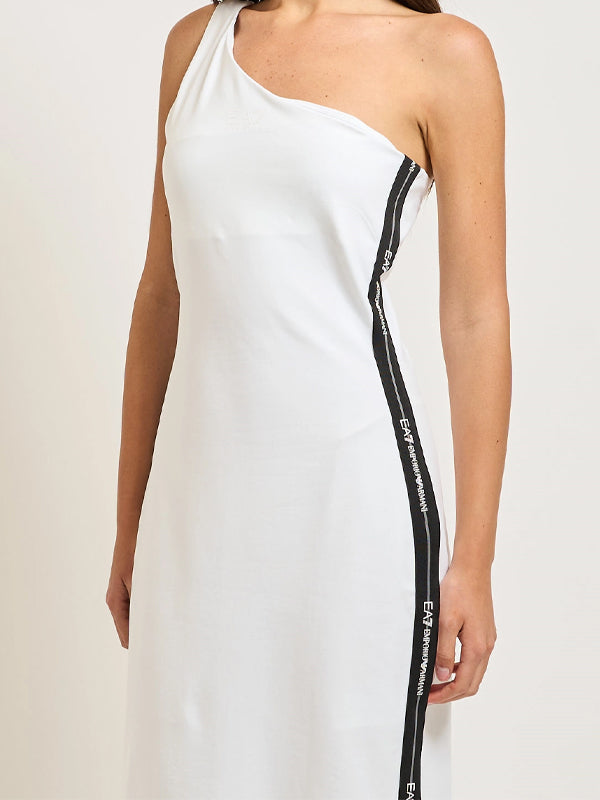 EMPORIO ARMANI LOGO SERIES TAPE DRESS