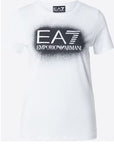 EMPORIO ARMANI WOMAN JERSEY T-SHIRT WHITE