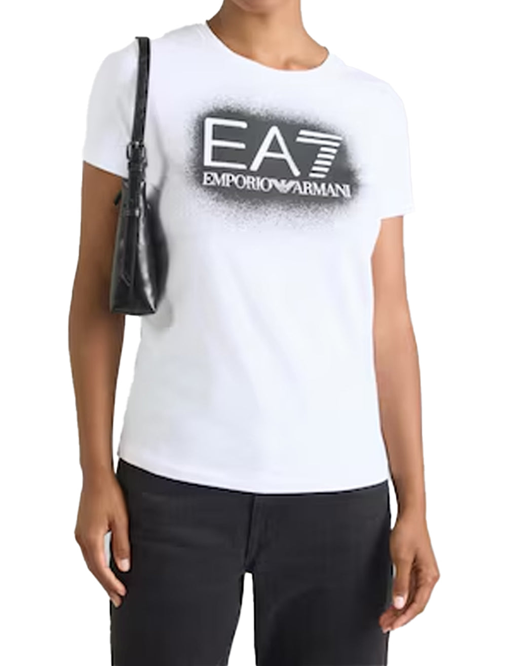 EMPORIO ARMANI WOMAN JERSEY T-SHIRT WHITE