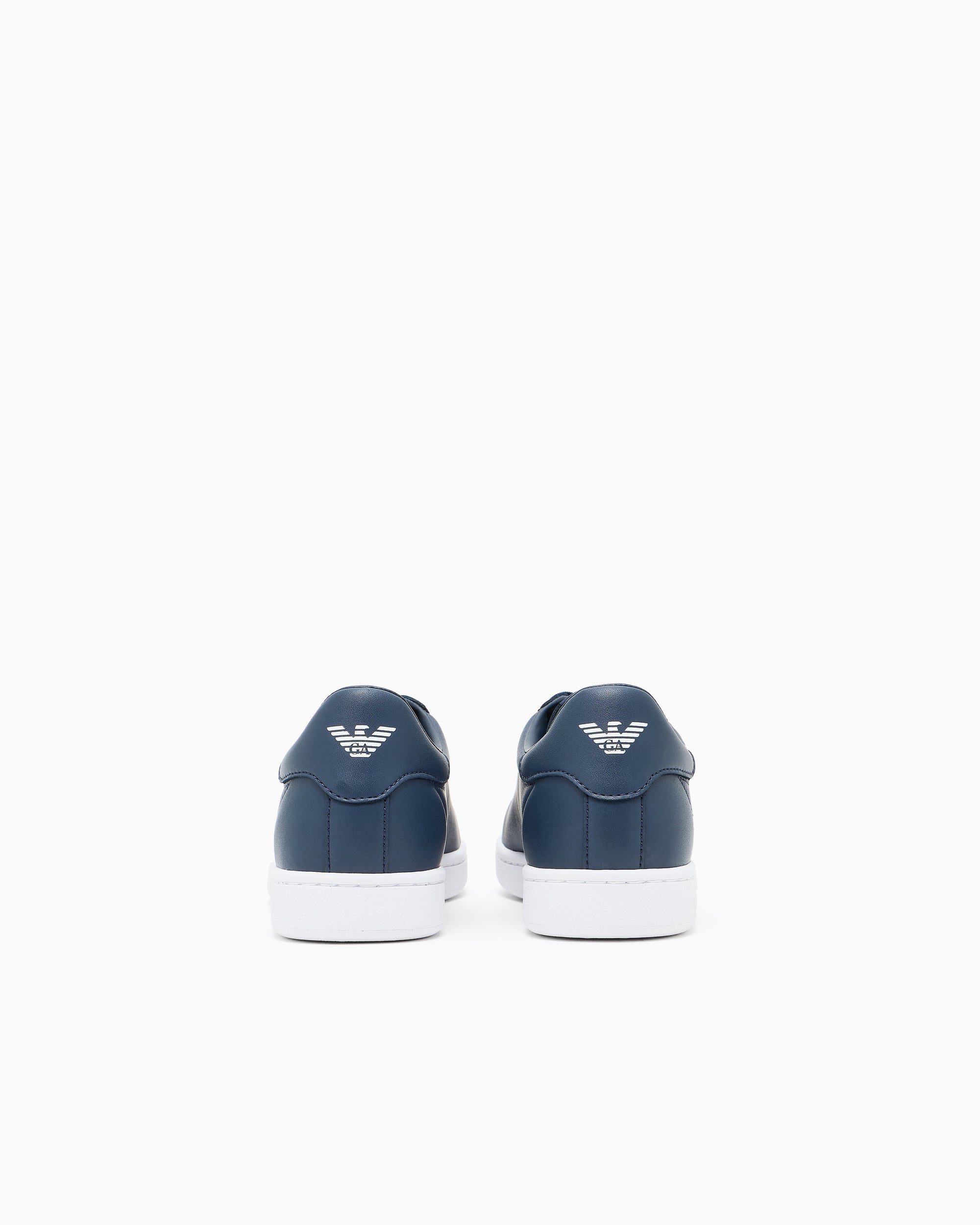 EMPORIO ARMANI UNISEX LEATHER SNEAKERS