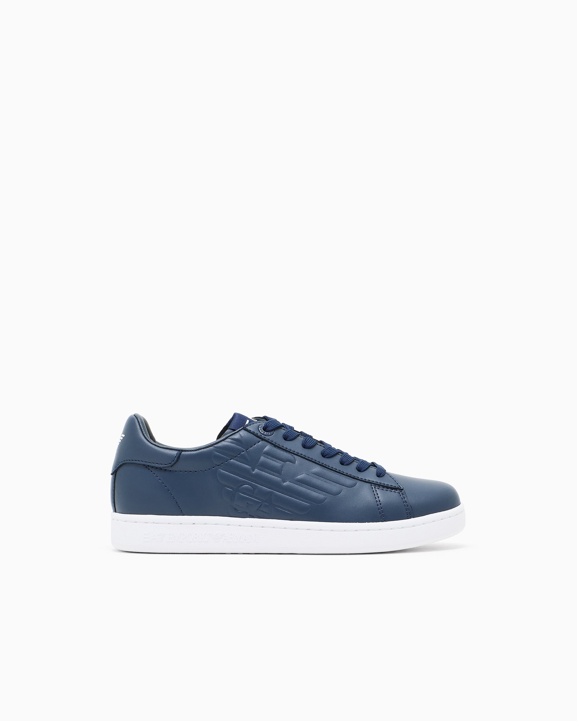 EMPORIO ARMANI UNISEX LEATHER SNEAKERS