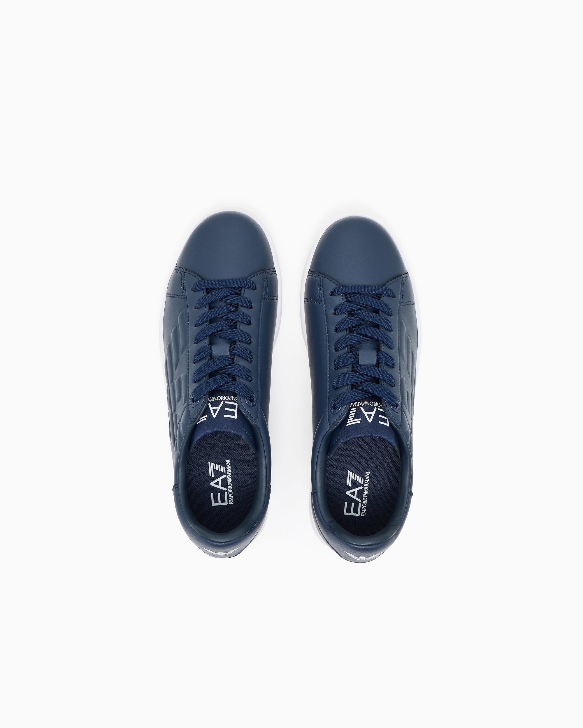 EMPORIO ARMANI UNISEX LEATHER SNEAKERS