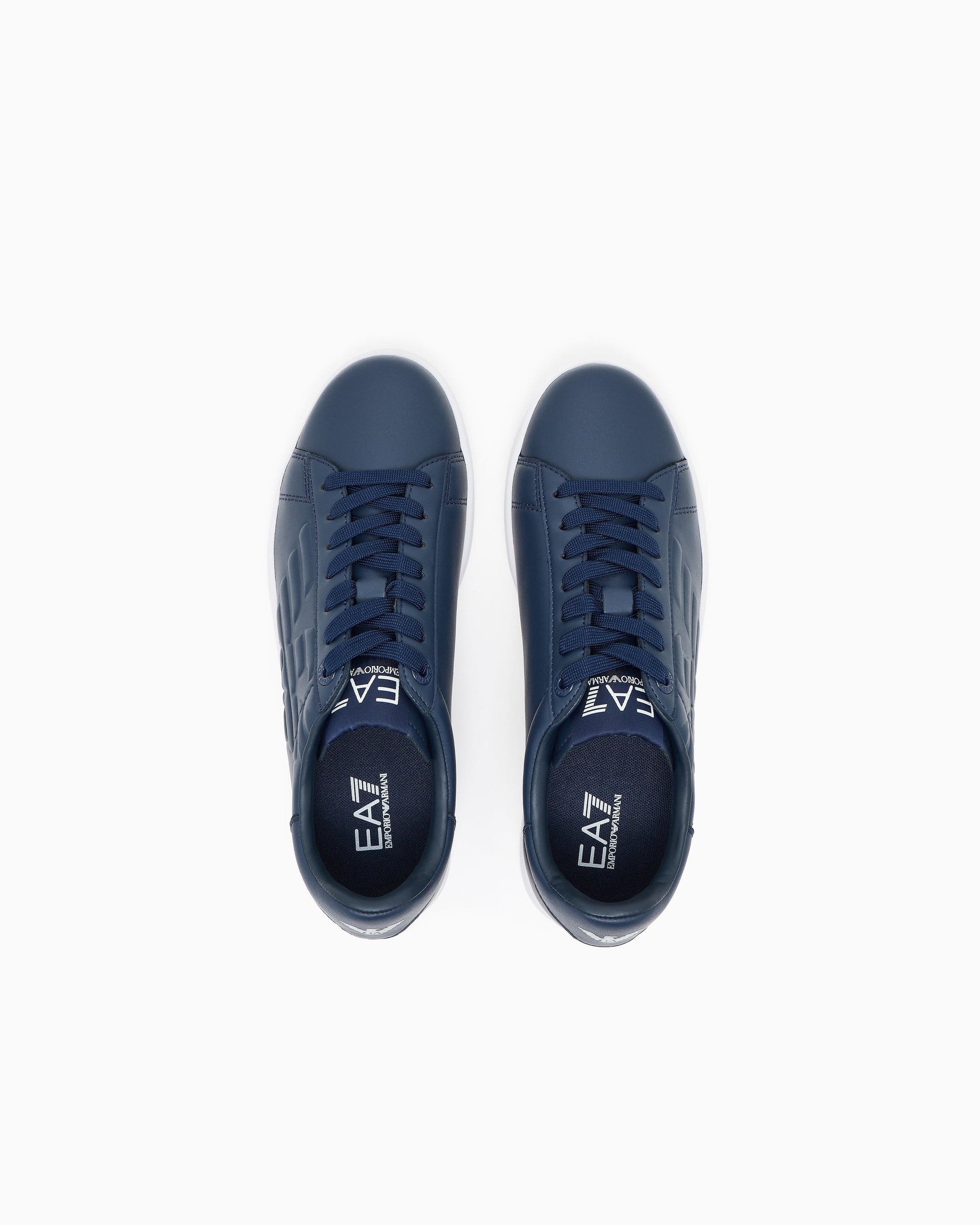 EMPORIO ARMANI UNISEX LEATHER SNEAKERS