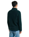 GANT CASUAL COTTON C-NECK TARTAR GREEN