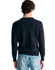 GANT CLASSIC COTTON C-NECK AZUL MARINO