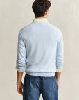 GANT CLASSIC COTTON V NECK FRESH BLUE
