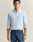 GANT CLASSIC COTTON V NECK FRESH BLUE