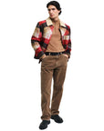 GANT EXTRAFINE MERINO WOOL HALF ZIP DK. SAND MELAN
