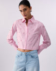 LIUJO CAMICIA TS M/L PINK POWDER