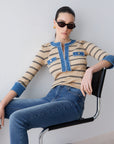 LIUJO ECS MAGLIA CHIUSA M/L BLUE