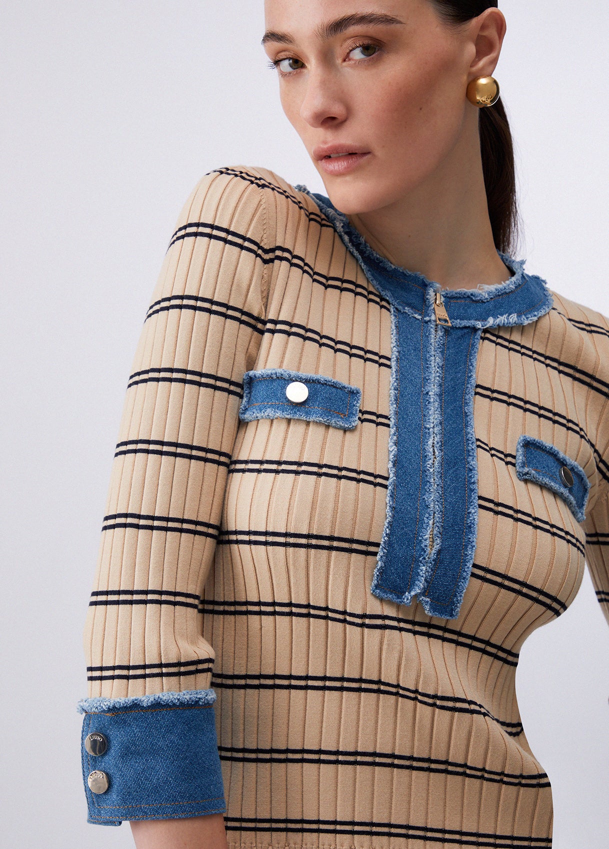 LIUJO ECS MAGLIA CHIUSA M/L BLUE