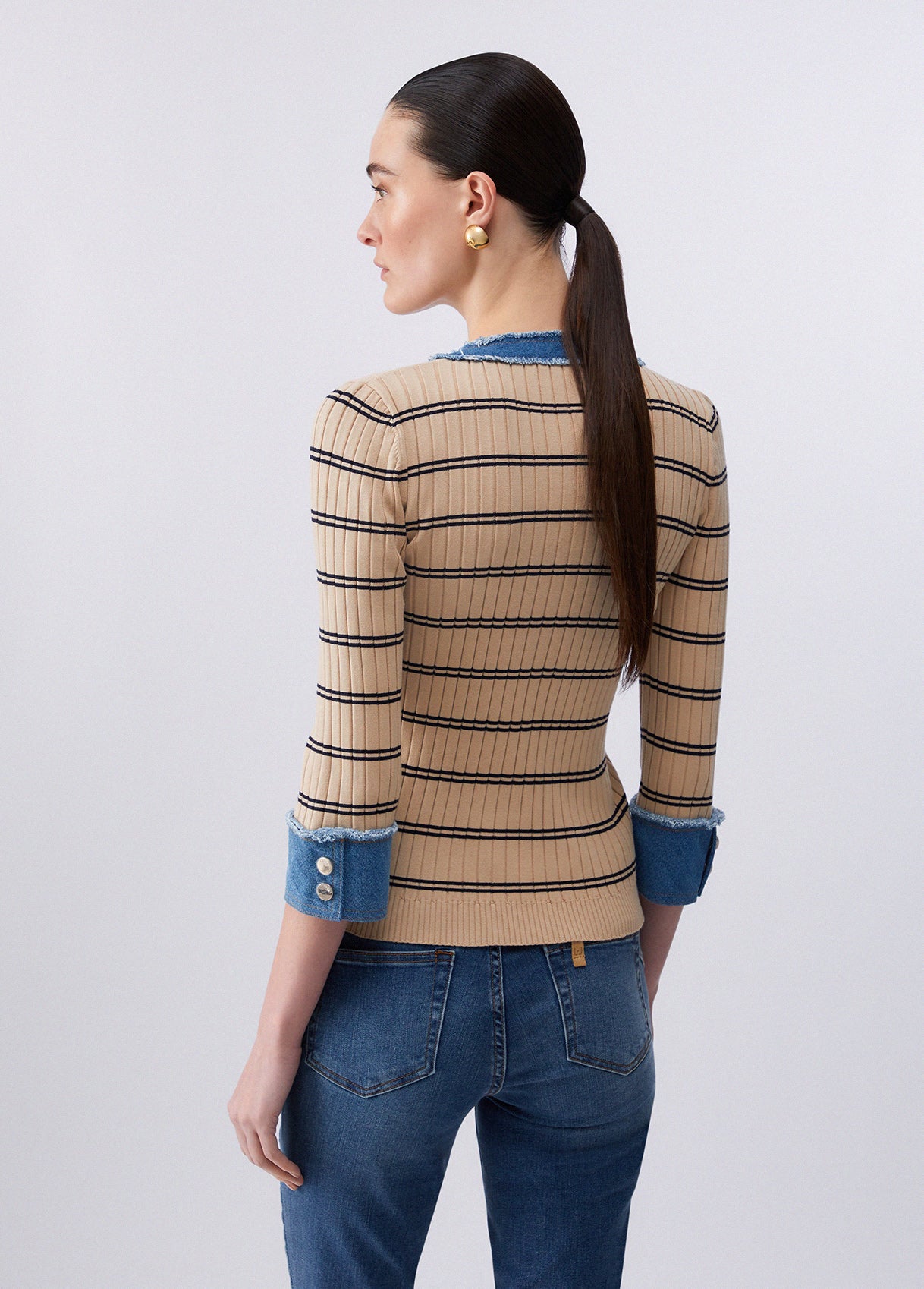 LIUJO ECS MAGLIA CHIUSA M/L BLUE