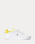 POLO RALPH LAUREN SNEAKERS LOW TOP LACE WHT/YW/MPP