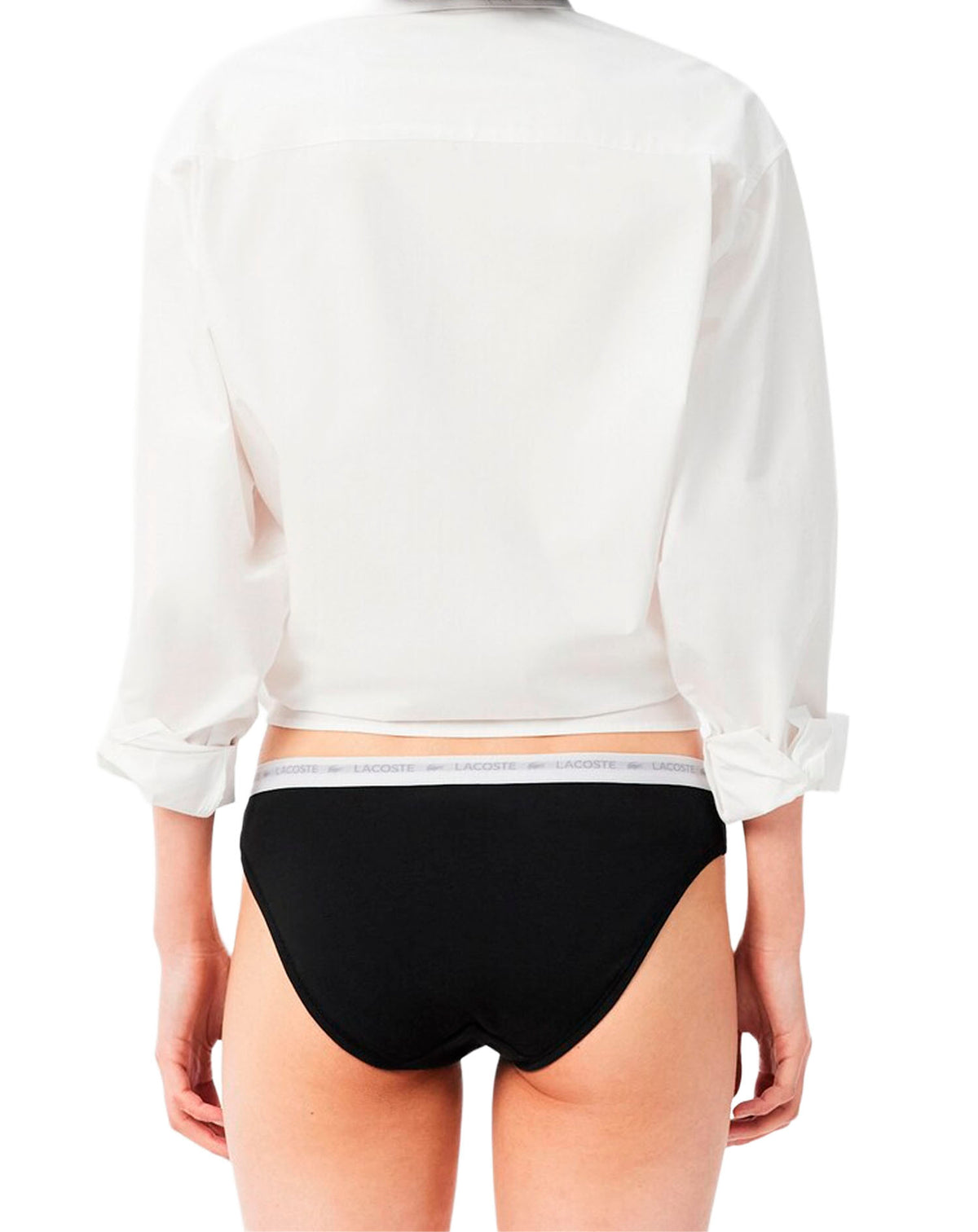 LACOSTE AA941 UNDERWEAR BRIEFS FEMALE NOIR