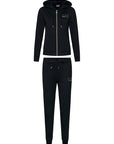 EMPORIO ARMANI EA7 LADIES TRACKSUIT CON LOGO NEGRO