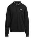 EMPORIO ARMANI EA7 PRINTED HOODED SWEATSHIRT NEGRO