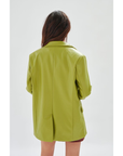 24 COLOURS CHAQUETA POLIPIEL VERDE