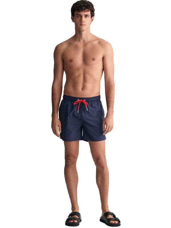GANT LIGHTWEIGHT SWIM SHORTS DUSTY NAVY