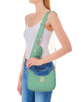 LIU JO BANDOLERA HOBO ACOLCHADA VERDE