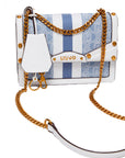 LIU JO BANDOLERA CON CADENA ADONIDE AZUL DENIM