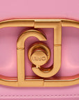 LIU JO BANDOLERA DE CADENA CON LOGO ROSA