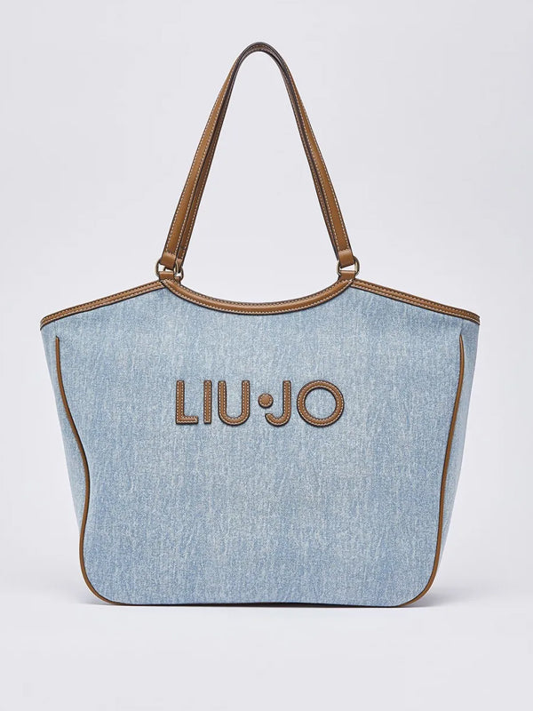 LIU JO L TOTE LIGHT DENIM