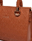 LIUJO BOLSO ECS S SATCHEL MARRON