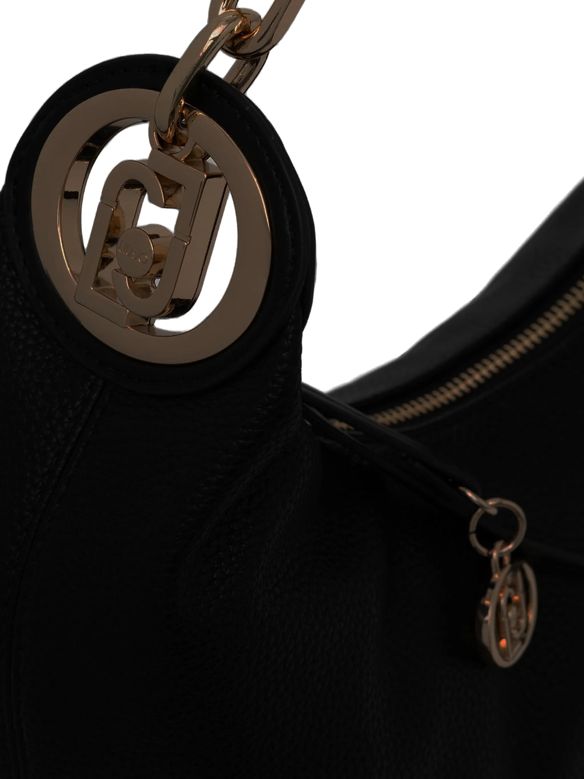 LIUJO ECS S HOBO FIAZA NERO/BRASS