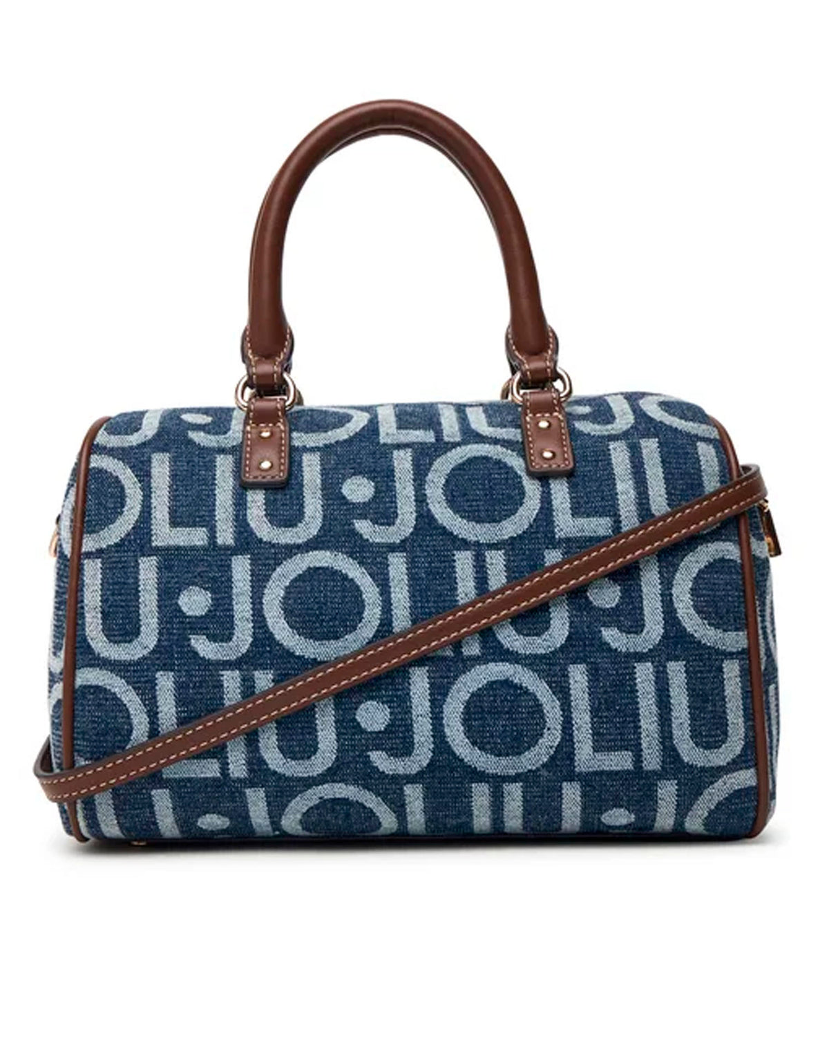LIU JO BOSTON BAG BLU DENIM