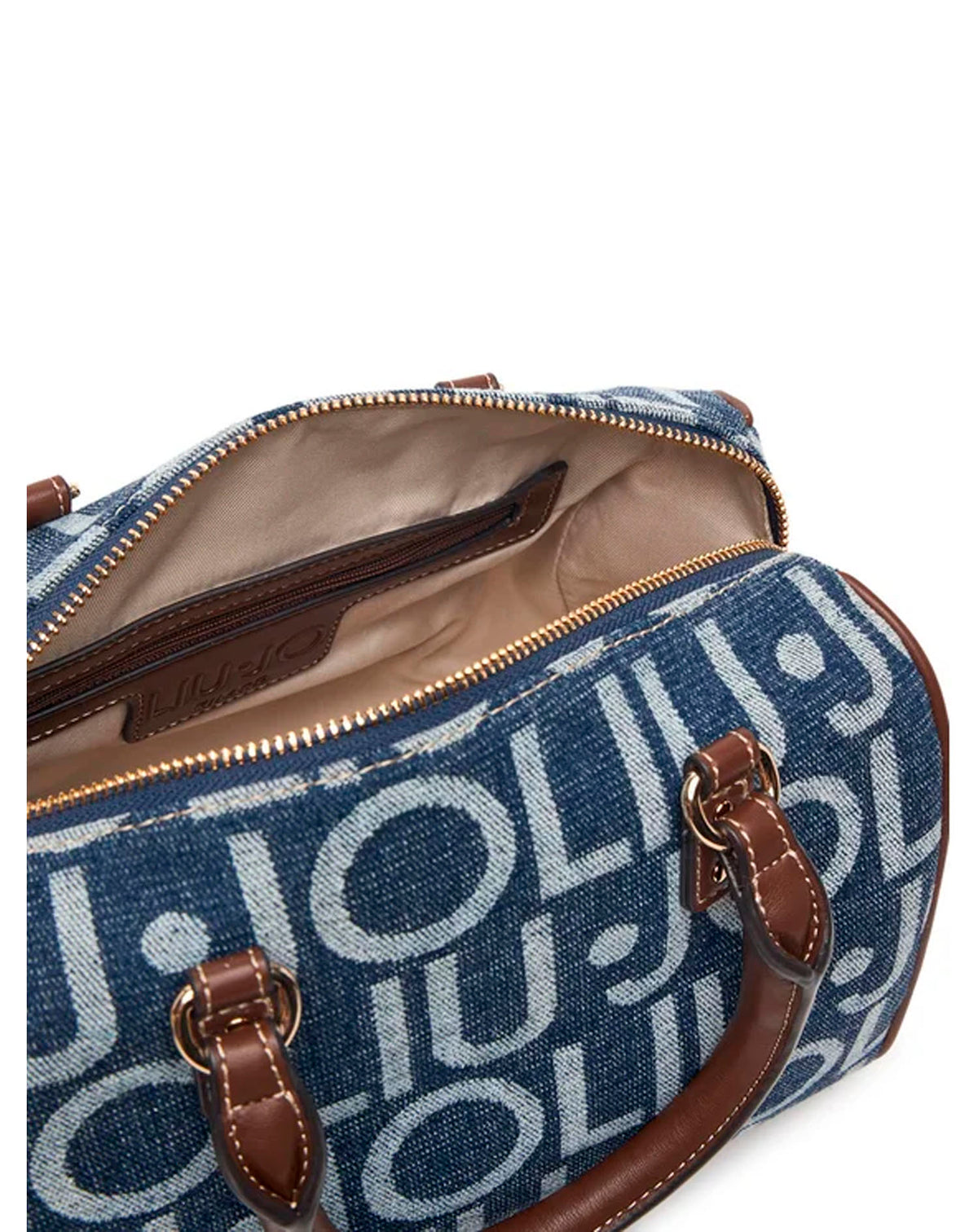 LIU JO BOSTON BAG BLU DENIM