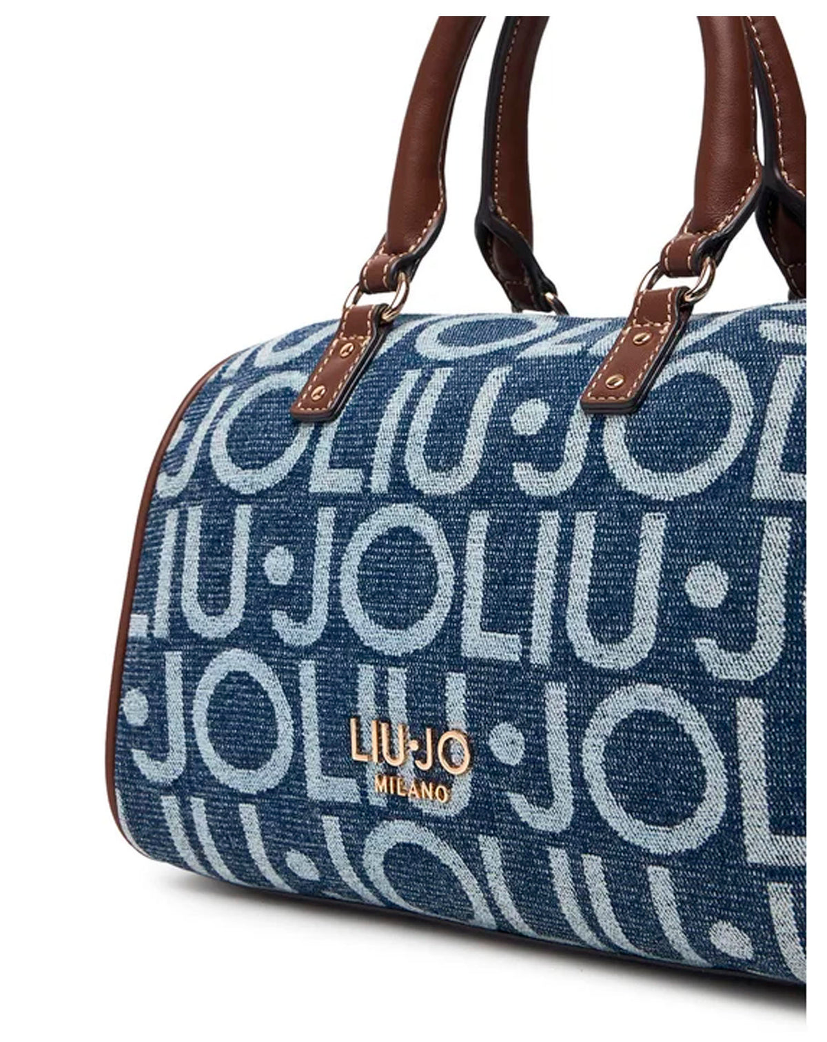 LIU JO BOSTON BAG BLU DENIM