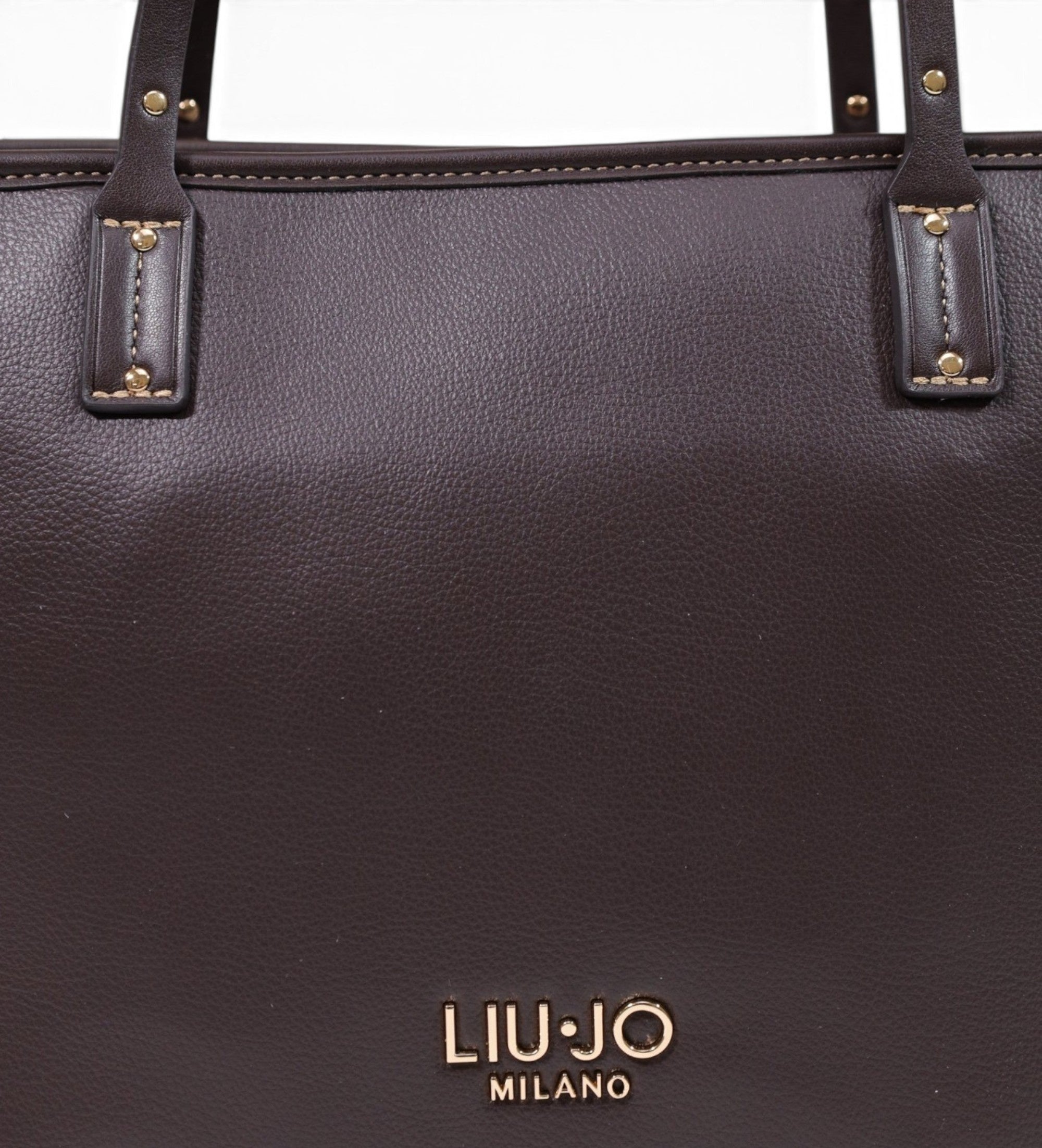 LIU JO SHOPPING BAG DEEP BROWN