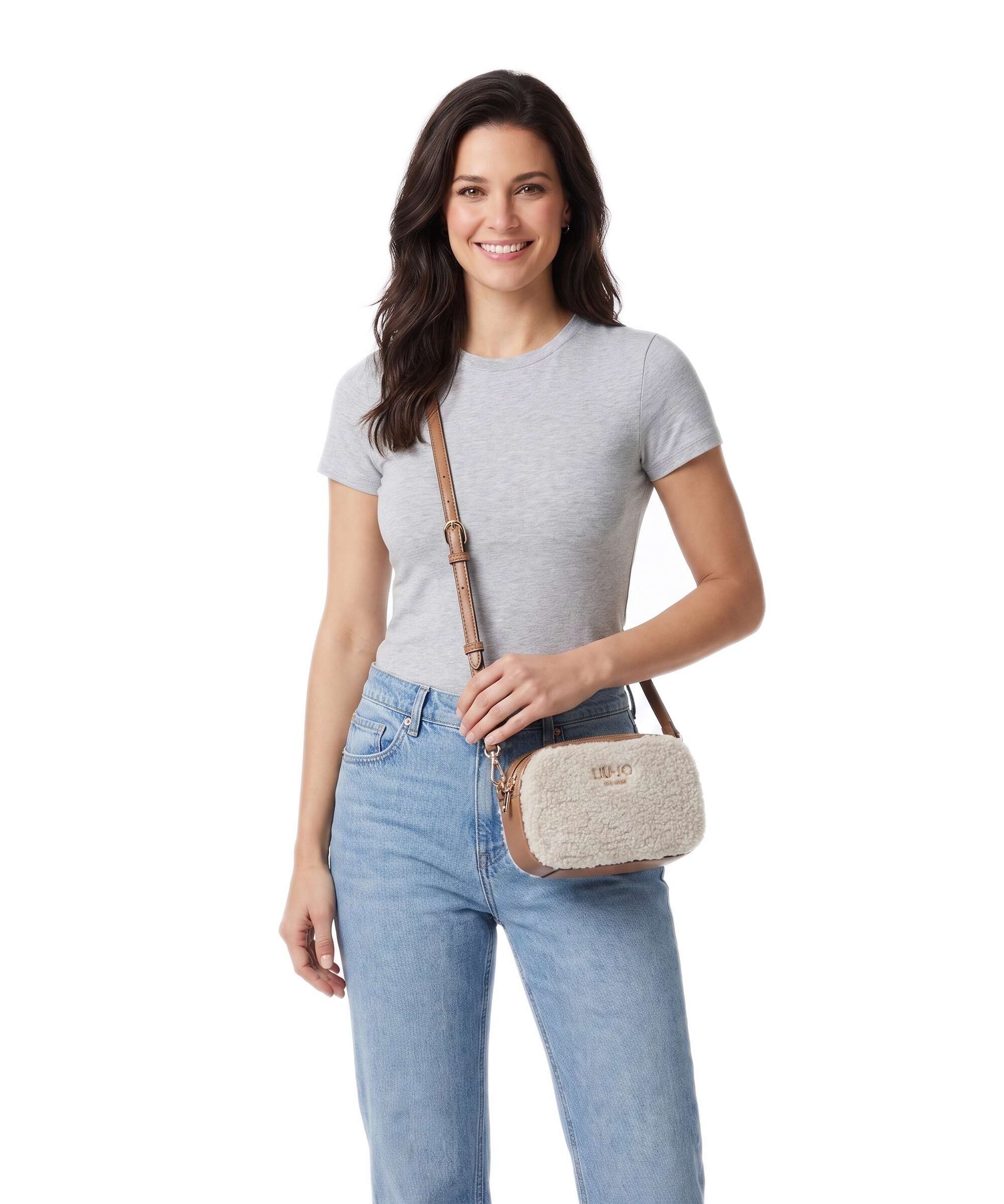 LIU JO SMALL HANDBAG CREAM