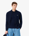 LACOSTE AB172 ZIPPED SWEATERS MALE ADUL MARINE