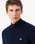 LACOSTE AB172 ZIPPED SWEATERS MALE ADUL MARINE