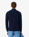 LACOSTE AB172 ZIPPED SWEATERS MALE ADUL MARINE