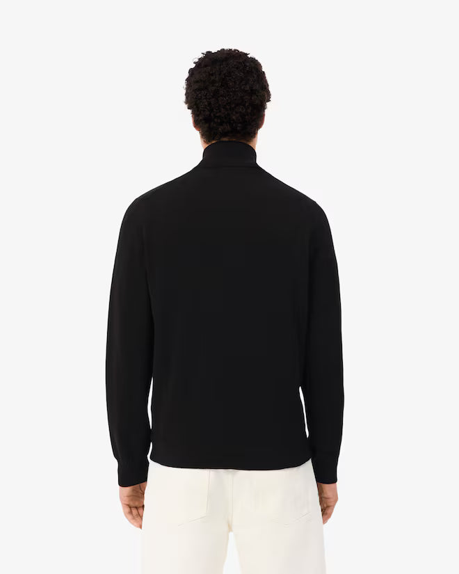 LACOSTE AB153 HALF-ZIP SWEATERS MALE AD NOIR